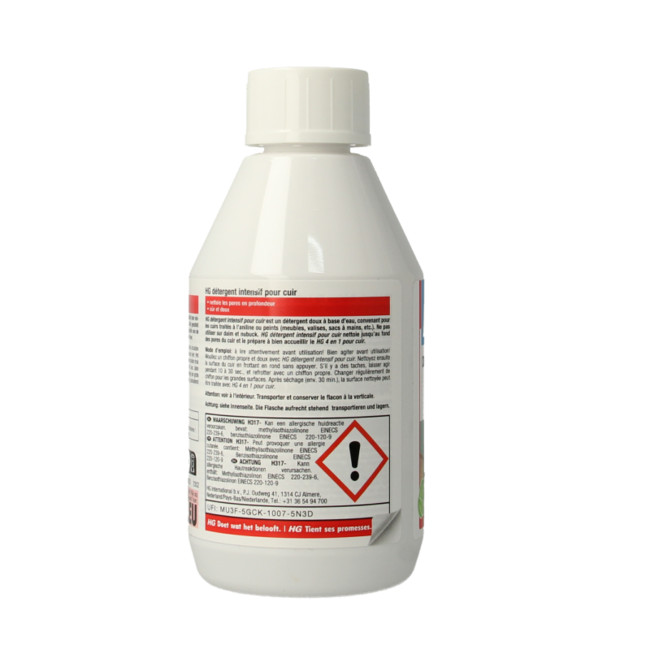 HG Limpiador profundo para cuero 250 mililitros