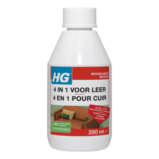 HG 4 en 1 para cuero 250 mililitros