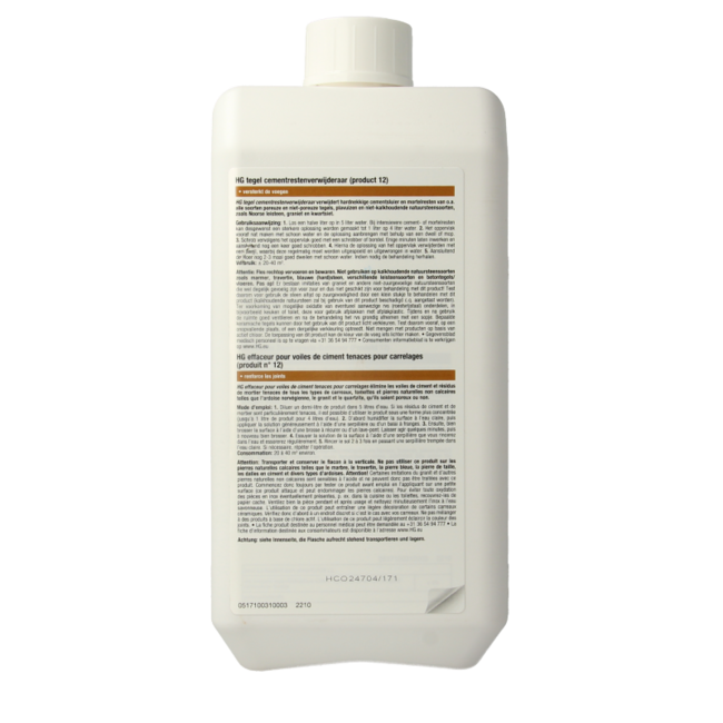 HG Tile cement grout remover 1 Litre