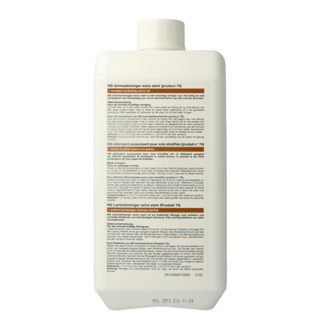 HG Limpiador de laminado extra fuerte 1 litro