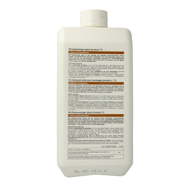 Detergente per Piastrelle Effetto Lucido 1 Litro