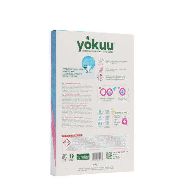 Laundry strips 0% fragrance 96 Gram