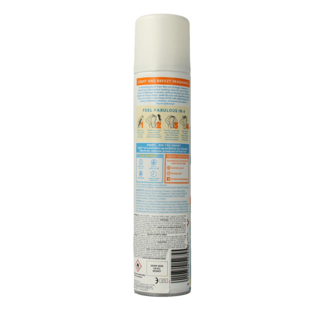 Champú en seco fresh 200 mililitros