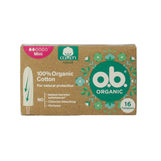 OB Tampons organic mini 16 Stuks