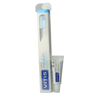 Vitis Vitis Cepillo de dientes y pasta de dientes 1 set