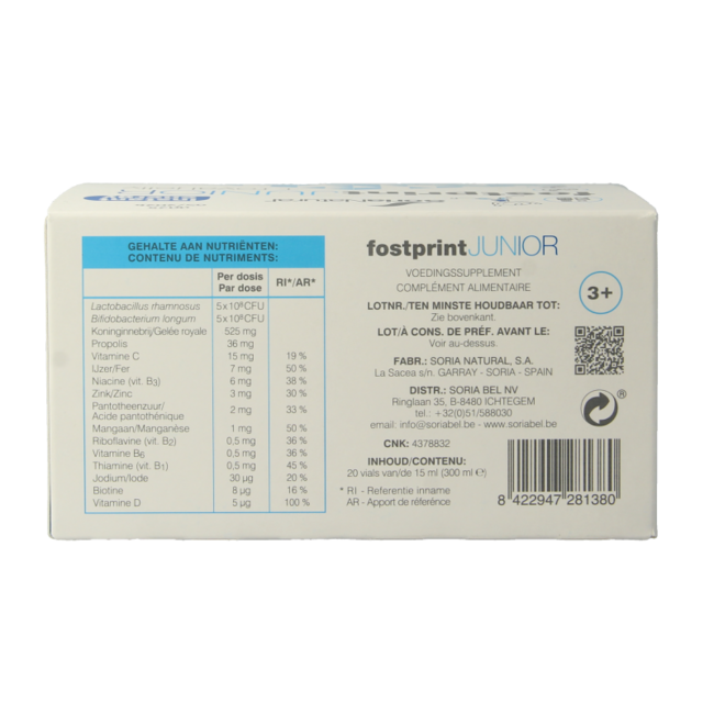 Fost print junior 20 x 15ml 1 Pezzo