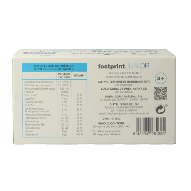 Fost print junior 20 x 15ml 1 unidad