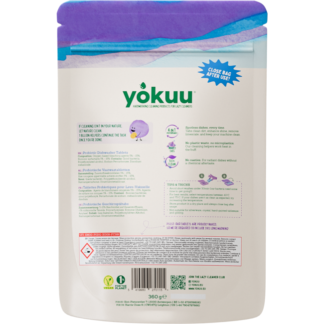 Yokuu Dishwasher Tablets 30 Pieces
