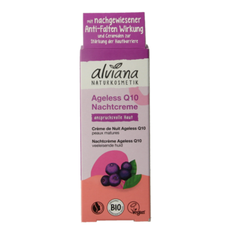 Alviana Alviana Night Cream anti-ageing Q10 50 Millilitre