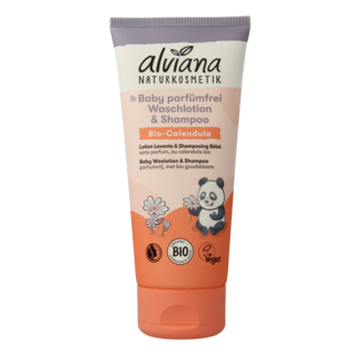 Alviana Baby wash lotion and shampoo 200 Millilitres