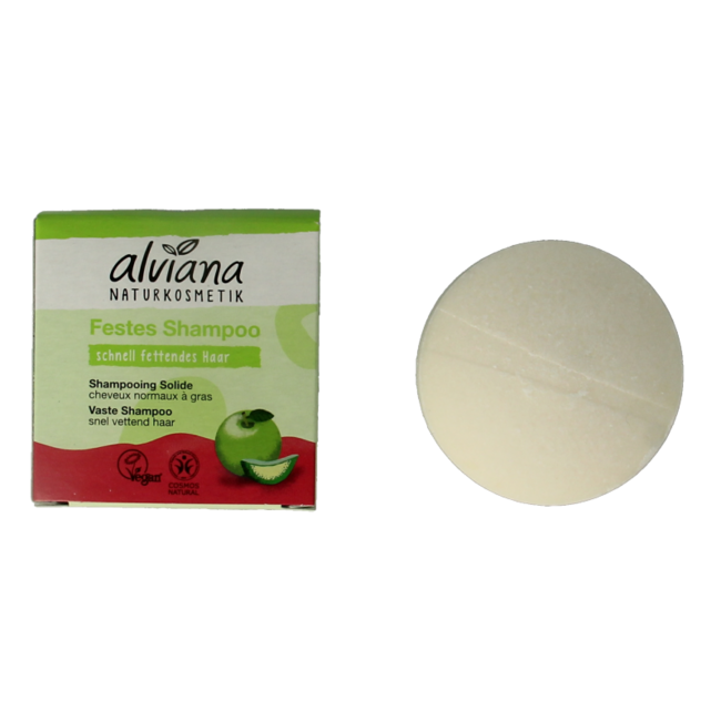 Champú sólido Alviana para cabello graso 60 gramos