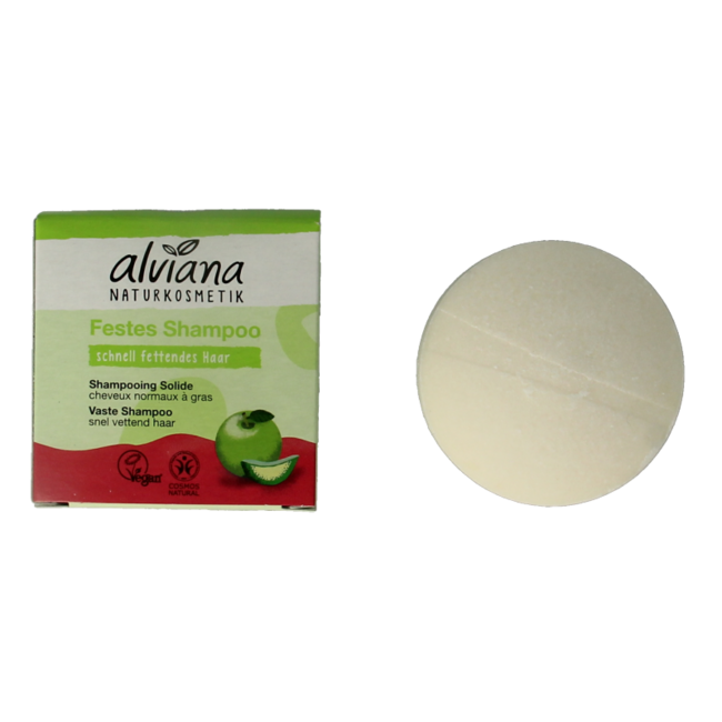 Shampoing solide Alviana pour cheveux gras 60 g