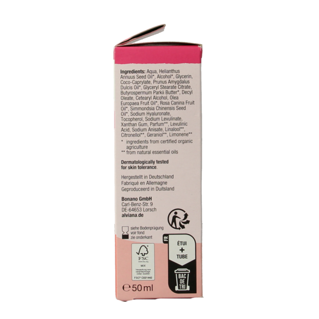 Alviana Happy rose 24h creme 50 mililitros