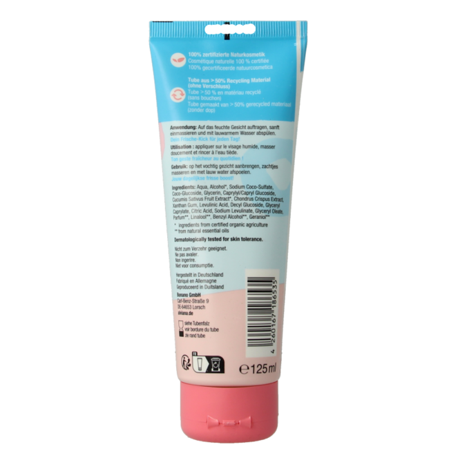 Alviana Gel nettoyant fresh en clean 125 ml