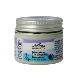 Alviana Crème déodorante Alviana à la sauge, 50 ml