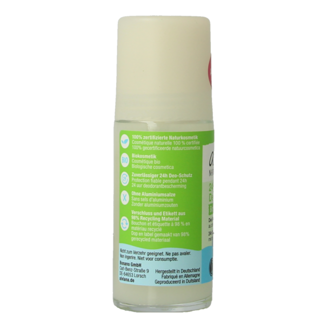 Alviana Lime roll-on deodorant 50 millilitres
