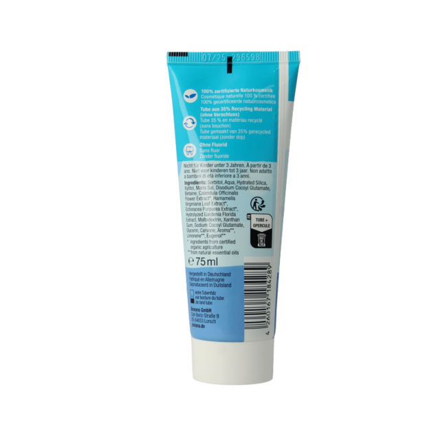 Sensitive toothpaste gel 75 Millilitres