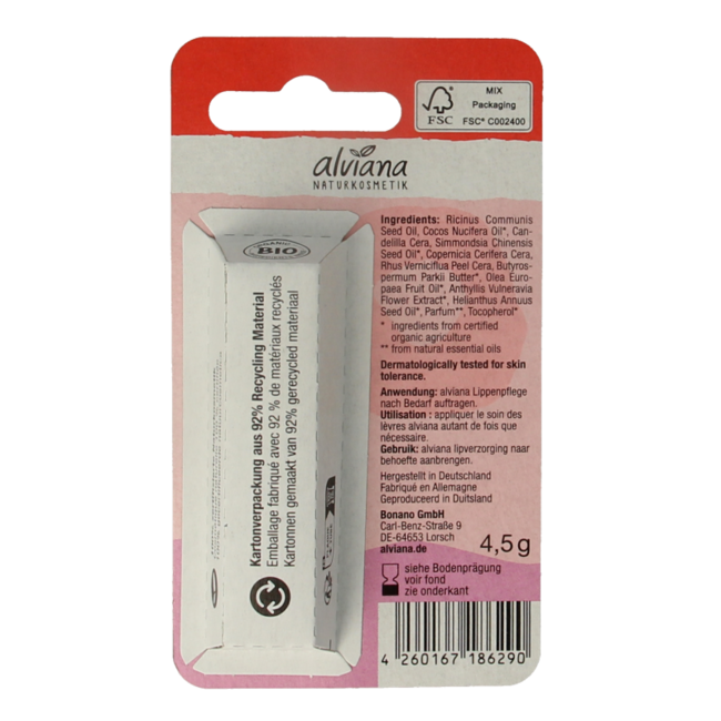 Alviana Lip Care repair and care 4.5 Gram
