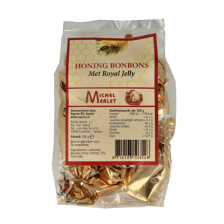Michel Merlet Michel Merlet Cukierki miodowe z mleczkiem pszczelim 100 gram