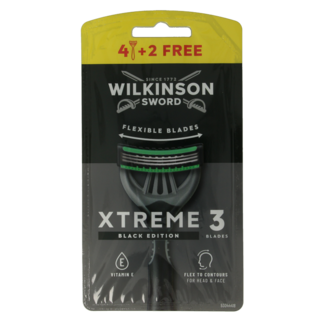 Wilkinson Xtreme III Black Edition 4+2 pièces (6 pièces)