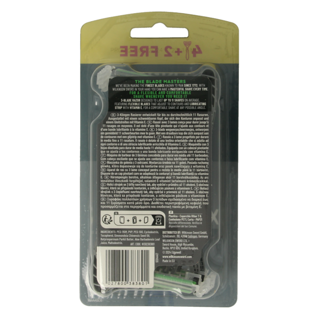 Xtreme III black edition 4+2 stuks 6 Stuks