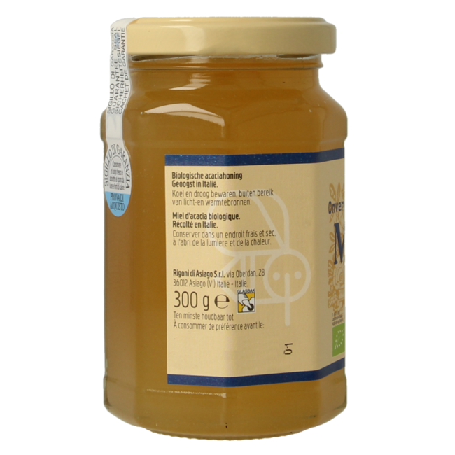 Miele d'Acacia Biologico Liquido Rigoni Di Asiago 300 Grammi