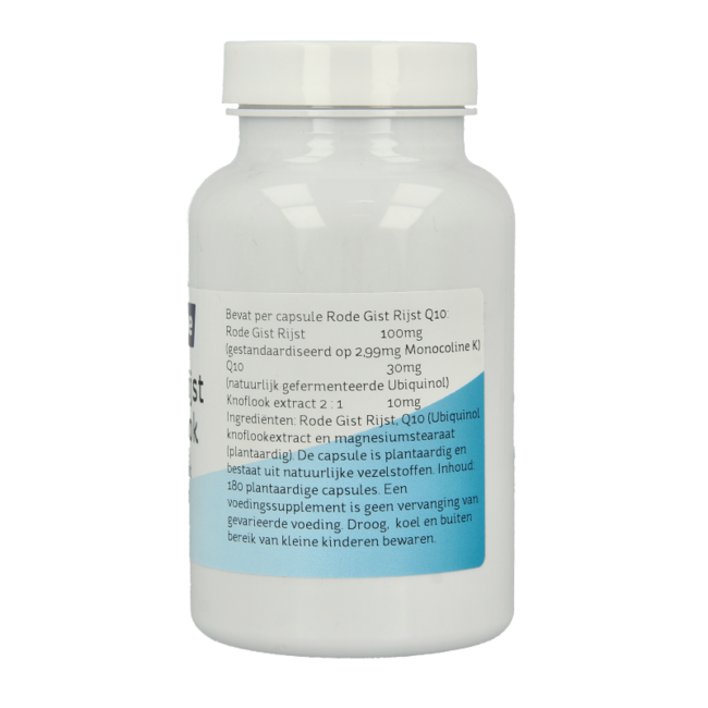 Nova Vitae Rode gist rijst + Q10 + knoflook 180 Vegetarische capsules