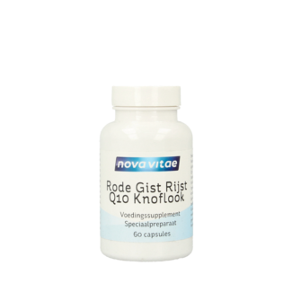 Nova Vitae Nova Vitae Red Yeast Rice + Q10 + Garlic 60 Vegetarian capsules