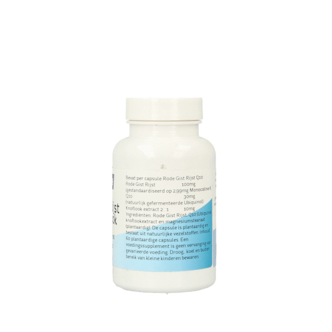 Nova Vitae Roter Reishefe + Q10 + Knoblauch 60 vegetarische Kapseln