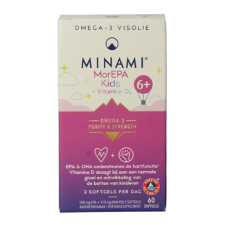 Minami Minami MorEPA Kids + Vitamin D3 60 Softgels