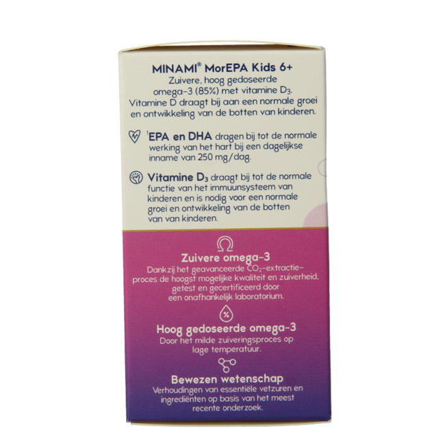 Minami MorEPA kids + vitamine D3 60 Softgels