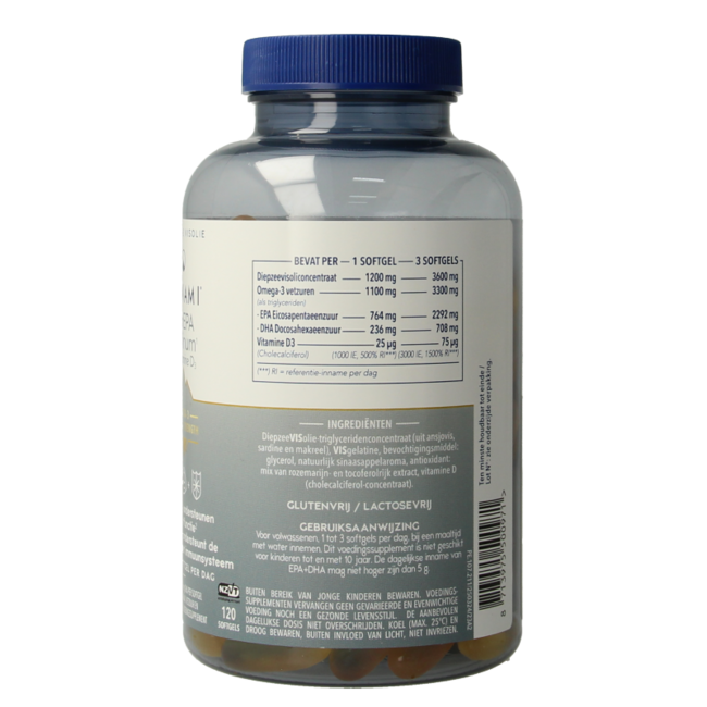 Minami MorEPA Platinum + Vitamina D3 120 Cápsulas blandas