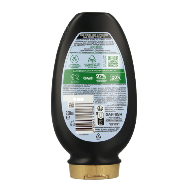 Garnier Ultimate Blends Magnetic Charcoal Conditioner 250ml