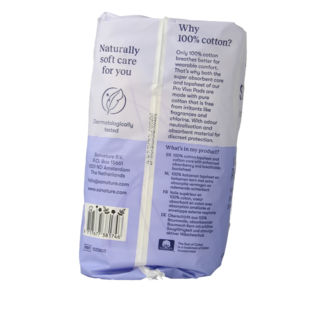 Sanature Pro vivo incontinence normal cotton 12 Pieces