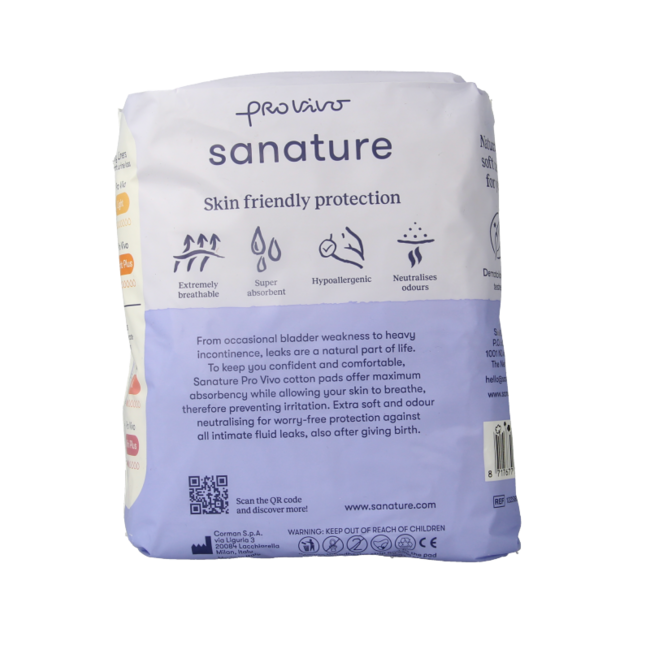 Wkładki urologiczne Pro Vivo Normal, bawełniane, 12 sztuk