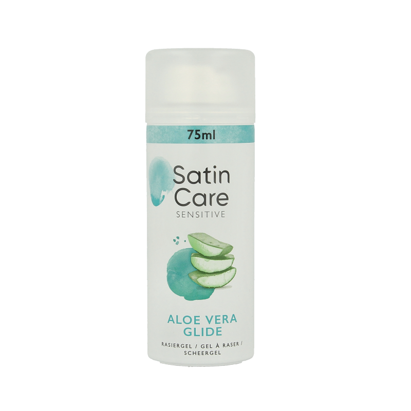 Gillette Satin care gel aloe vera 75 mililitros