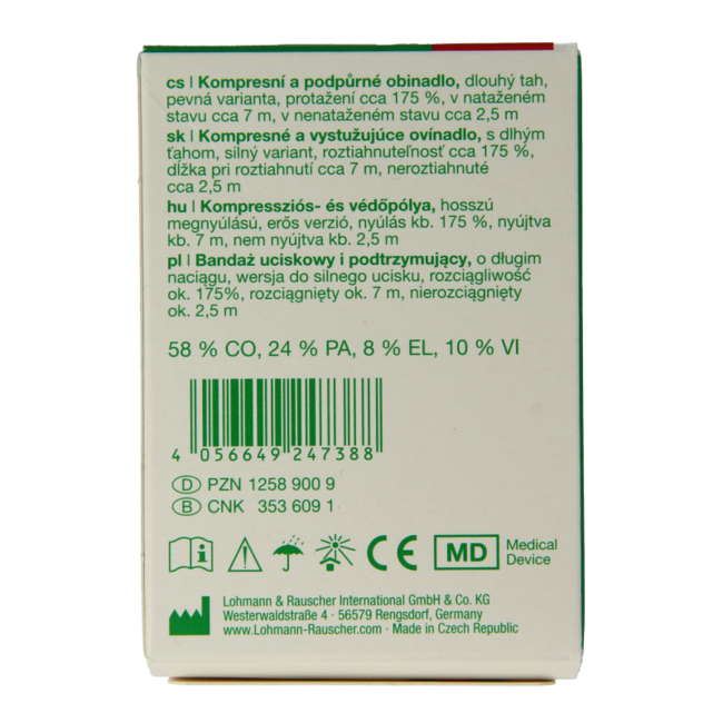 Benda elastica Dauerbinde K 7m x 8cm 1 Pezzo