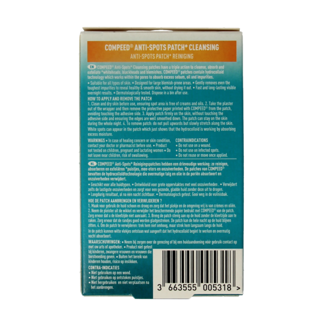 Compeed Anti-spots cleansing medium 7 pieces