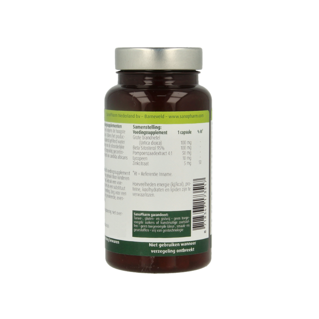 SanoPharm Prostaat support Wholefood 60 Kapseln