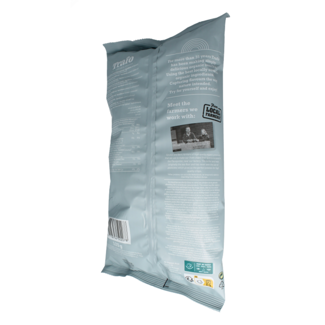 Organic salt-free crisps 125g