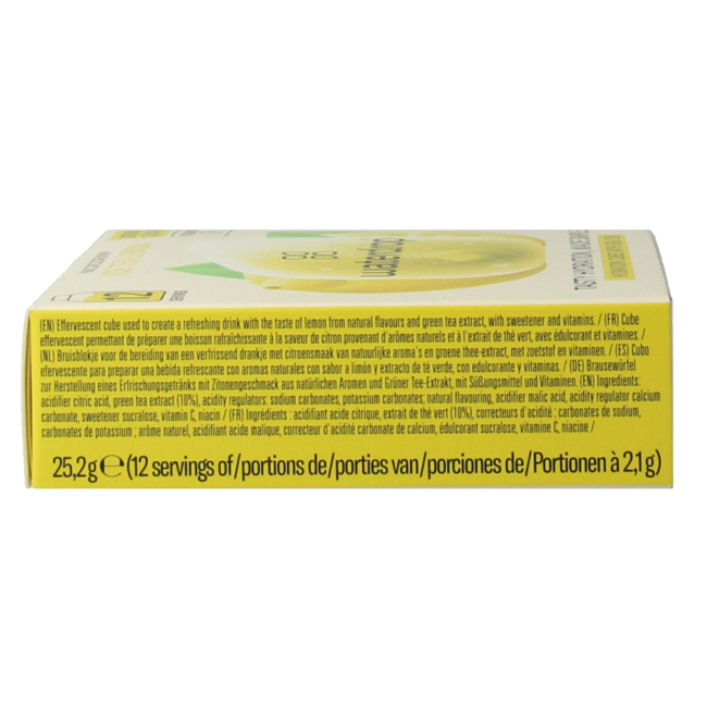 Waterdrop Microdrink Thé Glacé Citron Pastilles Effervescentes 12 Unités