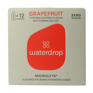 Waterdrop Waterdrop Microlyte compresse effervescenti al pompelmo 12 Pezzi