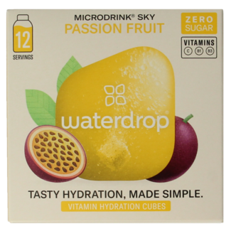 Waterdrop Microdrink Sky fruta de la pasión, 12 tabletas efervescentes