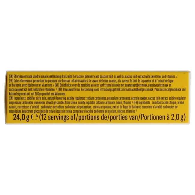 Microdrink sky passion fruit effervescent tablets 12 Pieces