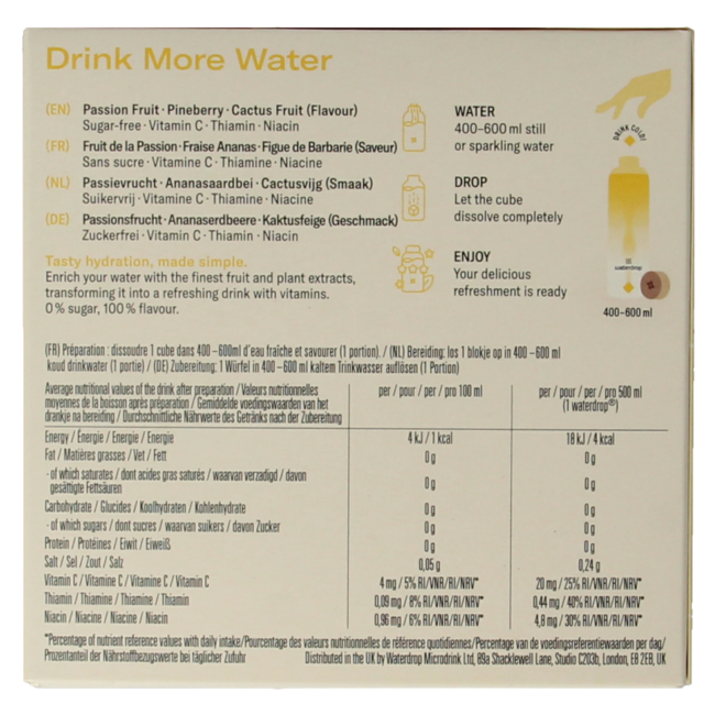 Microdrink Sky Marakuja tabletki musujące 12 sztuk