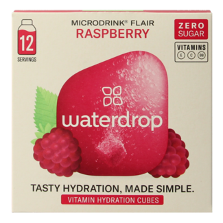 Waterdrop Microdrink flair raspberry bruistabletten 12 Stuks
