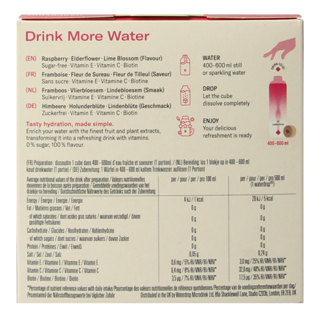 Microdrink Flair Lampone Compresse Effervescenti 12 Pezzi