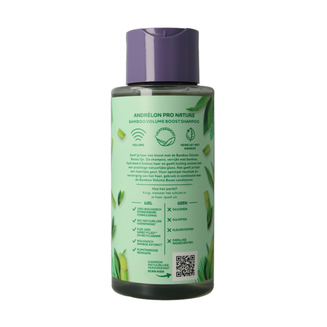Andrelon Champú pro nature volume boost 400 Mililitros