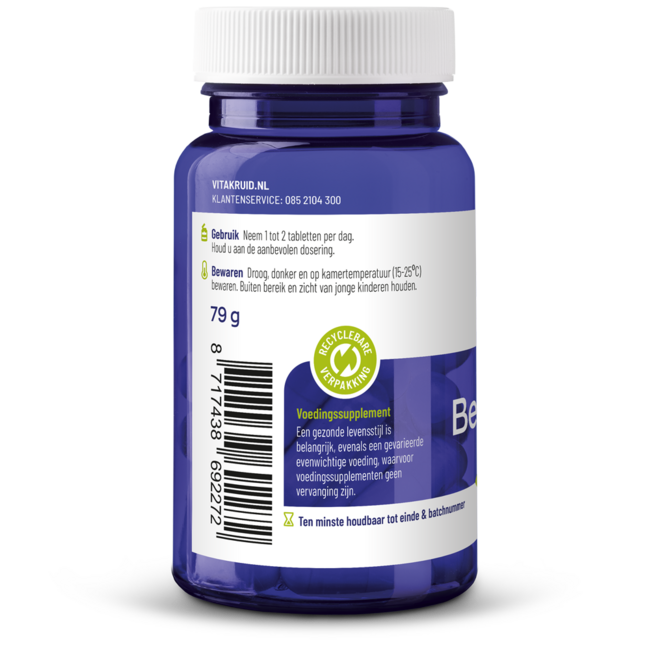 BeautyComplex met Keratine Hyaluronzuur & biotine 60 Tabletten