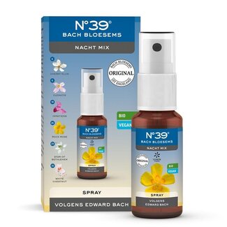 Bach Bloesem Spray Fiori di Bach n. 39 Notte Bio 20 Millilitri